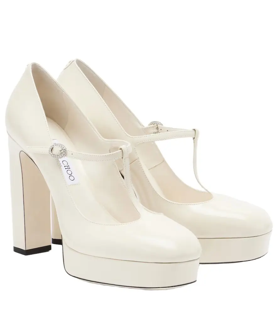 Jimmy Choo Marene patent leather Mary Jane pumps