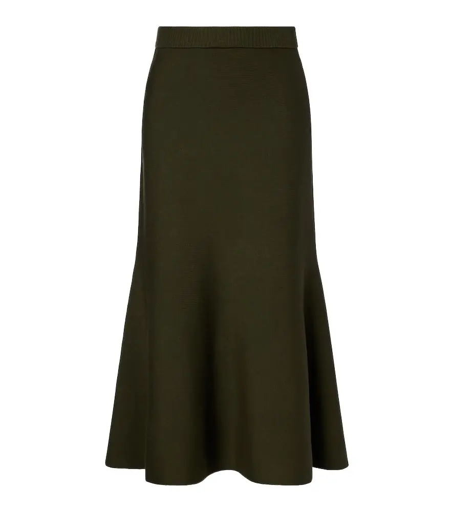 Simkhai Layne wool midi skirt