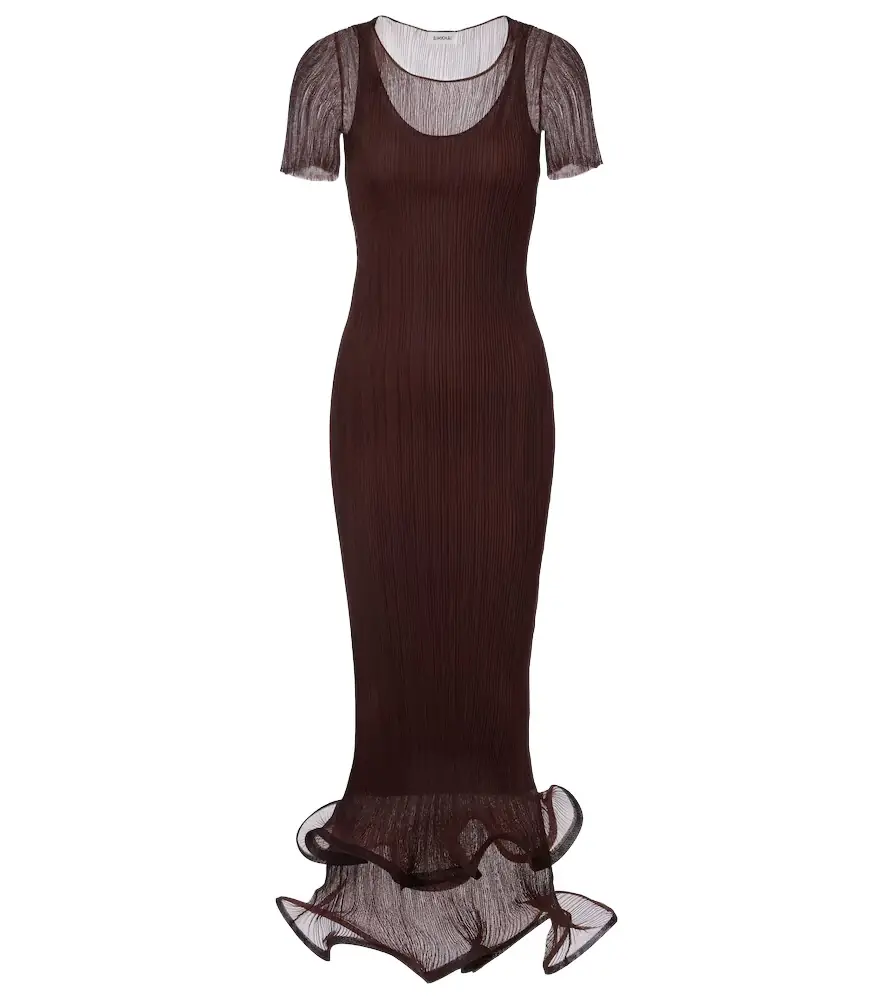 Simkhai Ruffled midi dress