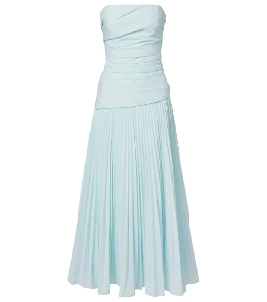 Simkhai Arie pleated bustier dress