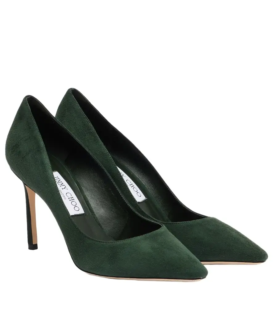 Jimmy Choo Romy 85 suede pumps