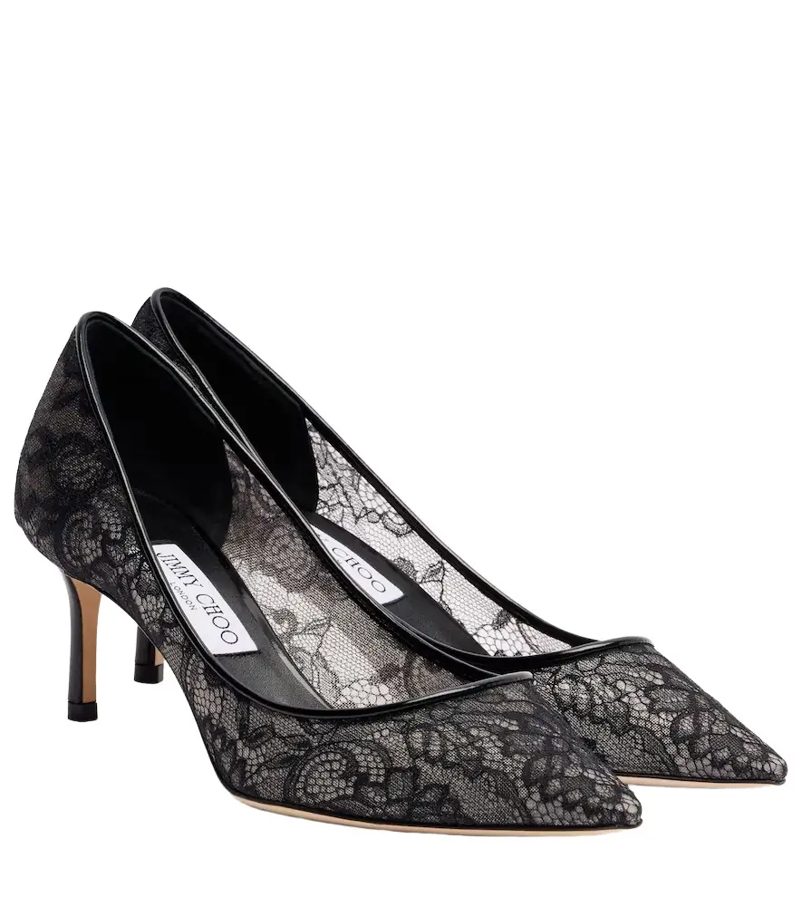 Jimmy Choo Romy 60 lace pumps