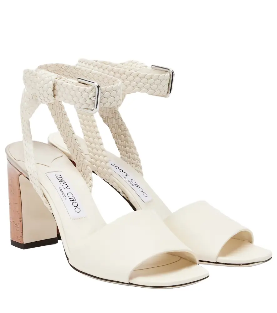 Jimmy Choo Rori braided leather sandals