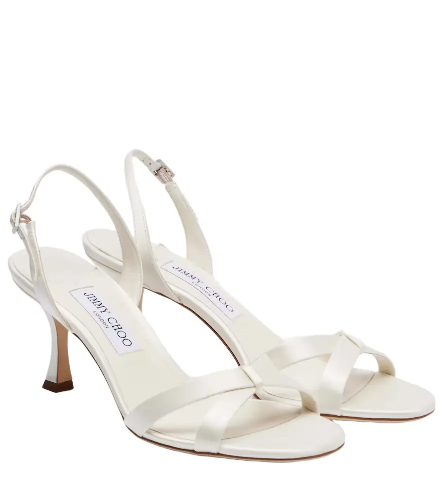 Jimmy Choo Elsy 70 satin sandals