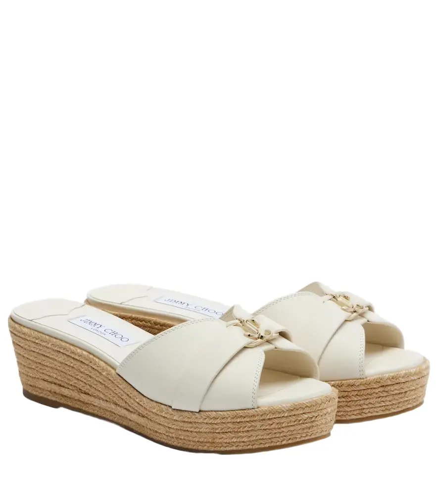 Jimmy Choo Leda wedge espadrilles