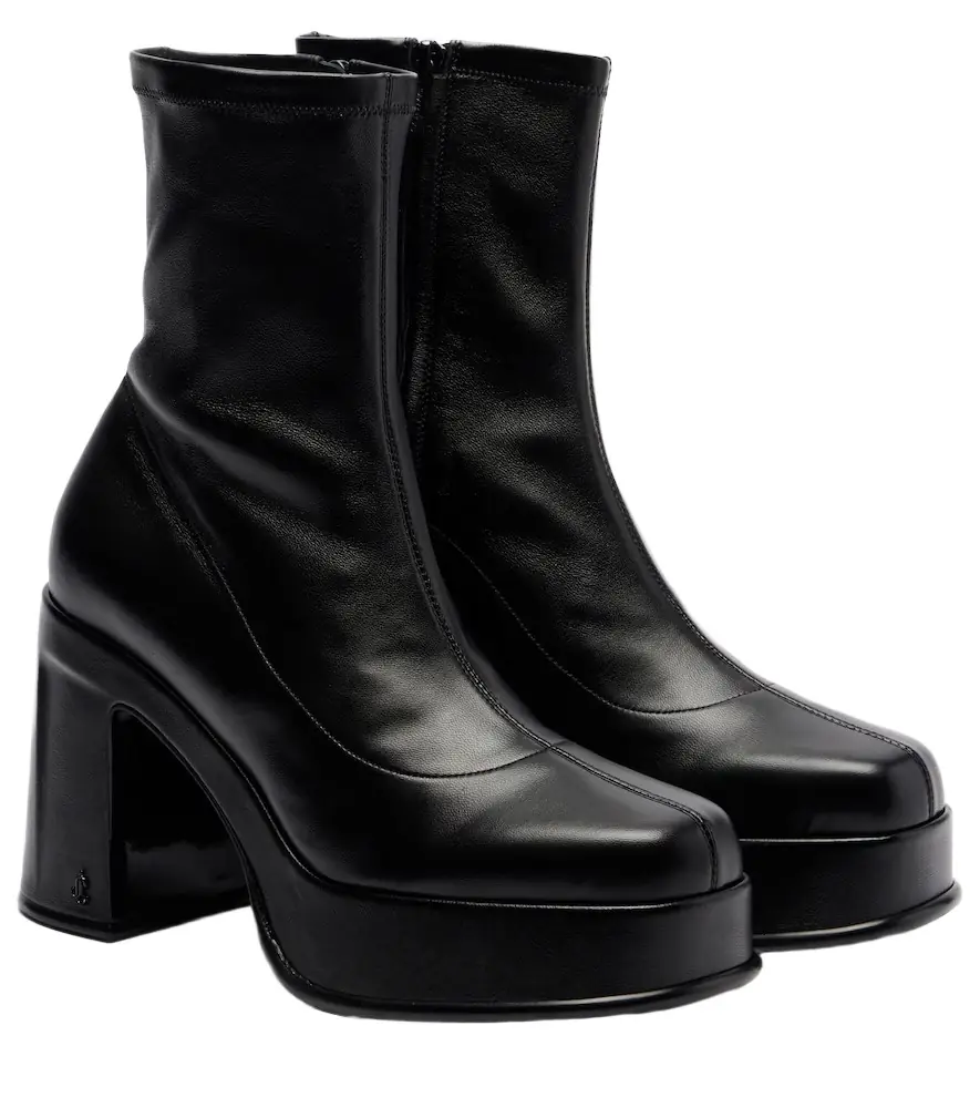Jimmy Choo Hadi leather ankle boots