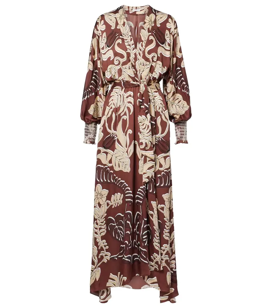 Poupette St Barth Kristen printed maxi dress
