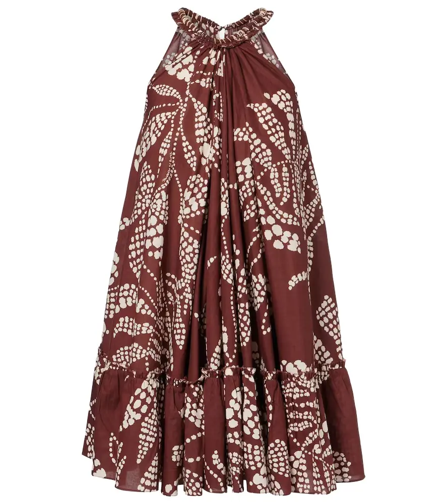 Poupette St Barth Cleo printed cotton minidress