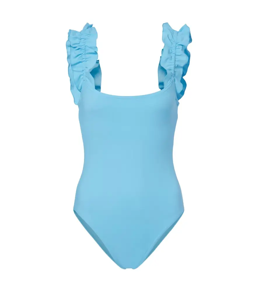 Karla Colletto Willow ruffled swimsuit