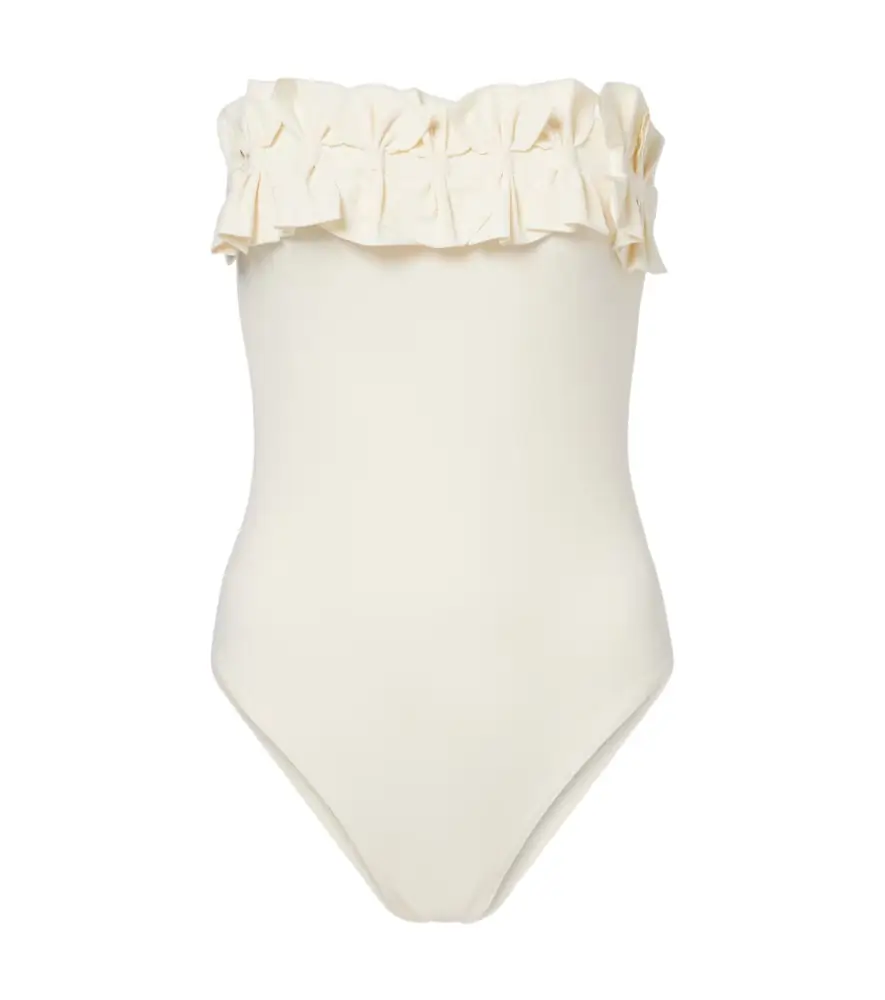 Karla Colletto Freya ruffled swimsuit
