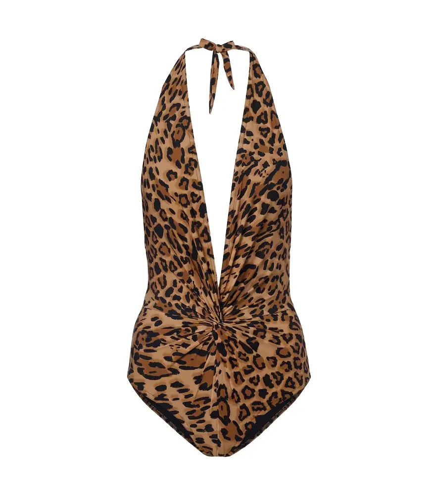 Karla Colletto Ava leopard-print swimsuit
