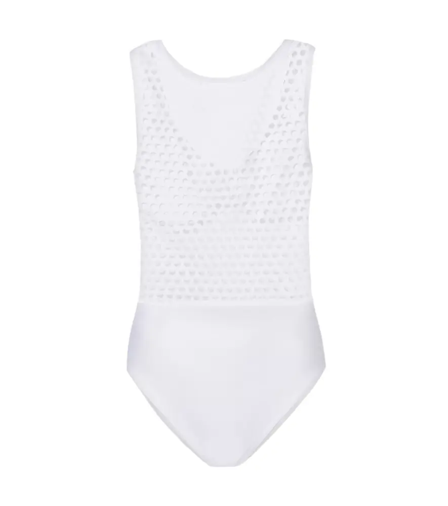 Karla Colletto Aster open-knit swimsuit