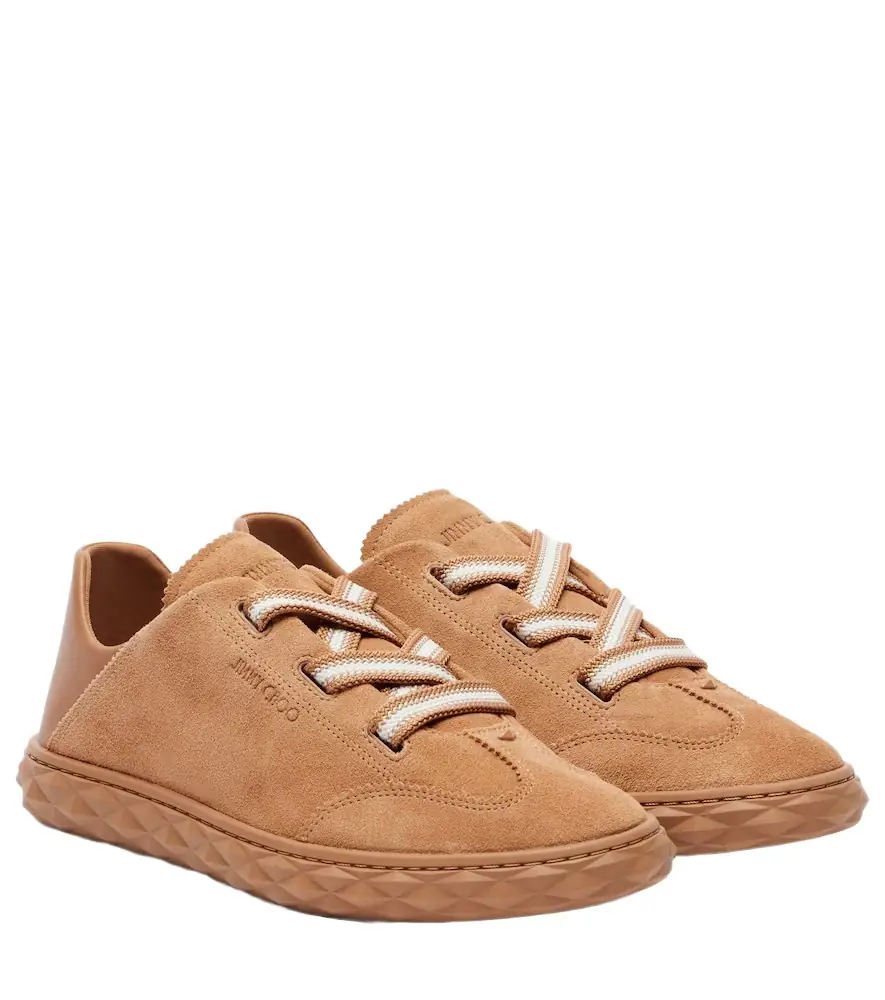 Jimmy Choo Diamond Light Flex suede sneakers