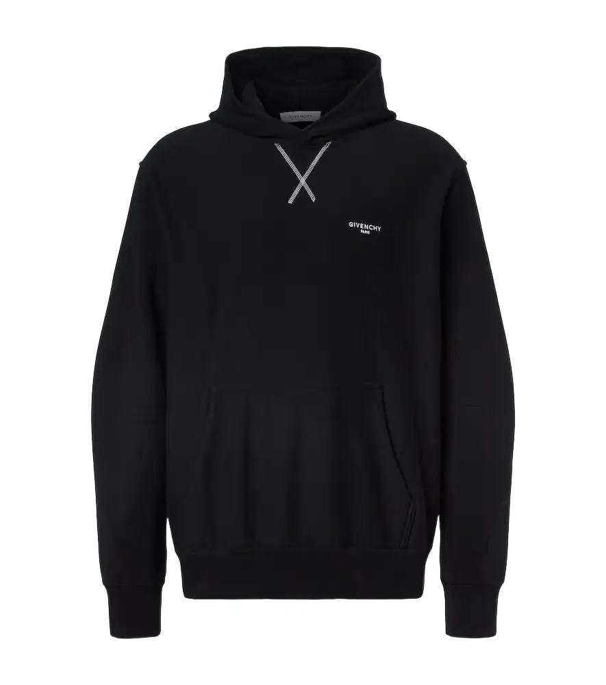 Givenchy Logo cotton jersey hoodie