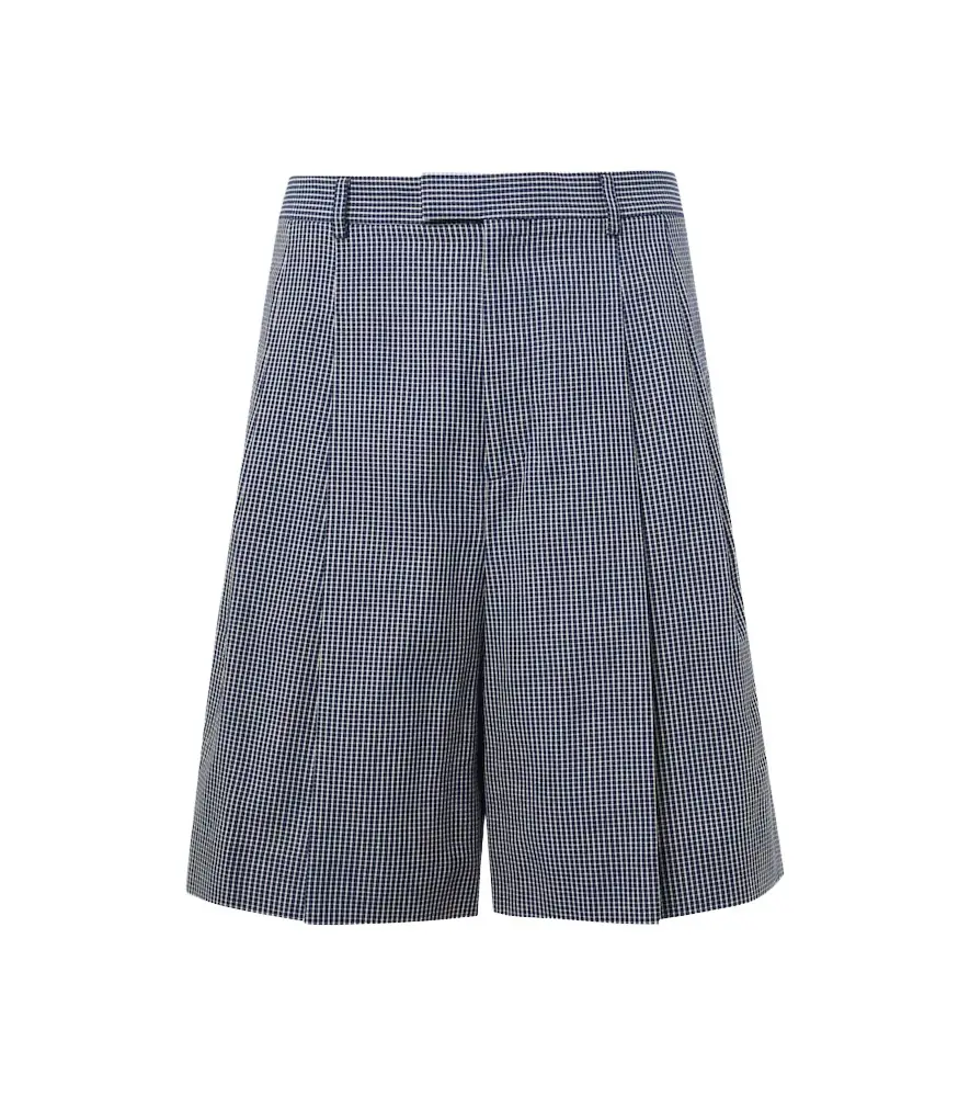 Givenchy Checked cotton Bermuda shorts
