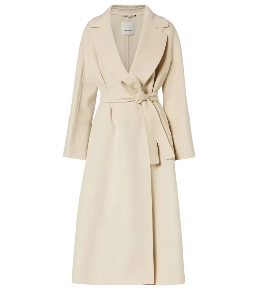 'S Max Mara Elisa virgin wool wrap coat