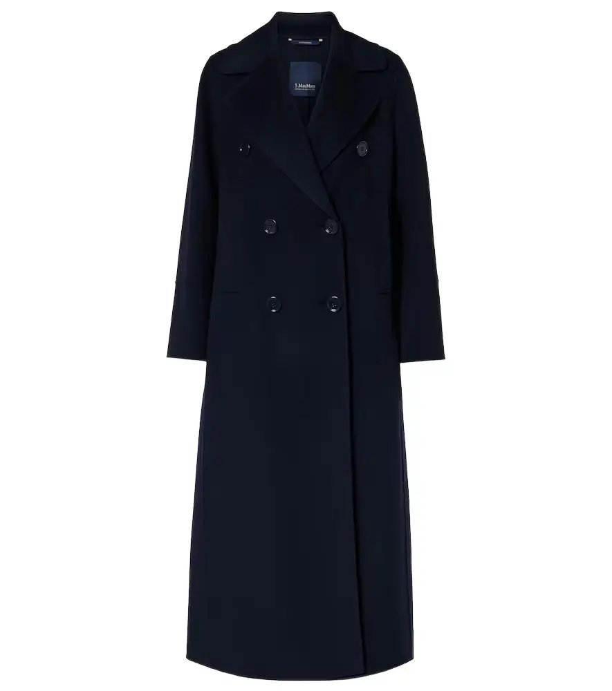 'S Max Mara Custodi double-breasted virgin wool coat