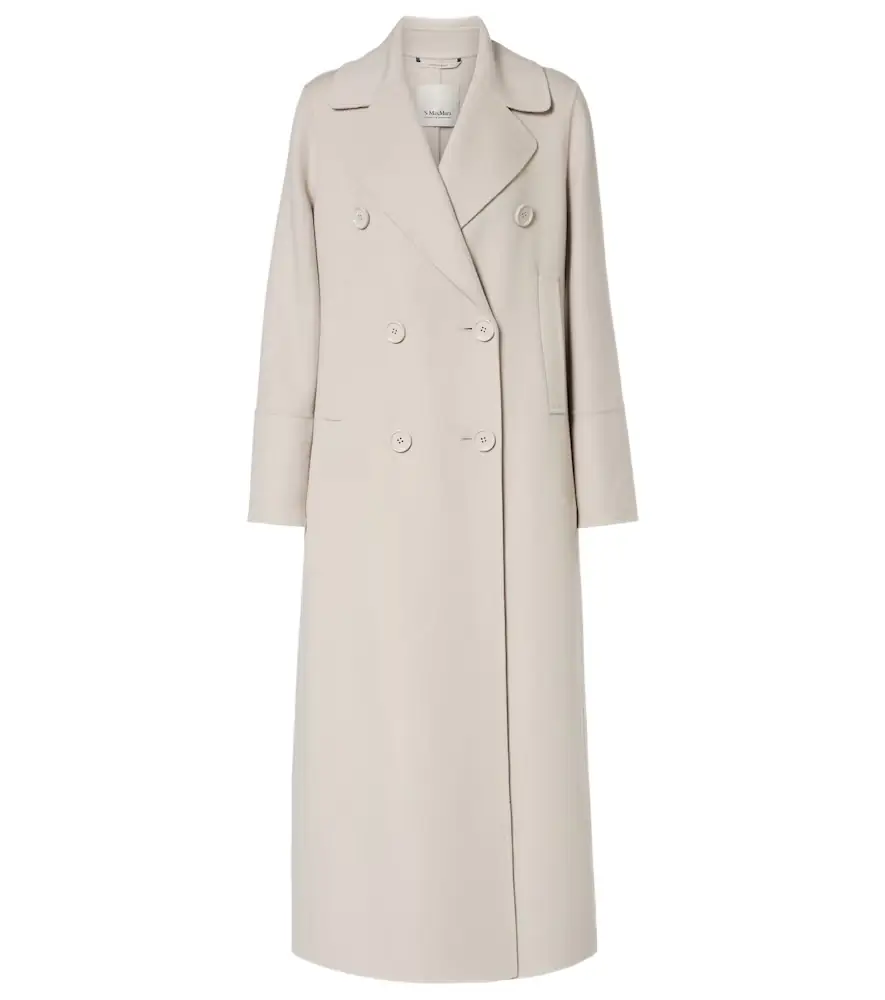 'S Max Mara Custodi double-breasted virgin wool coat