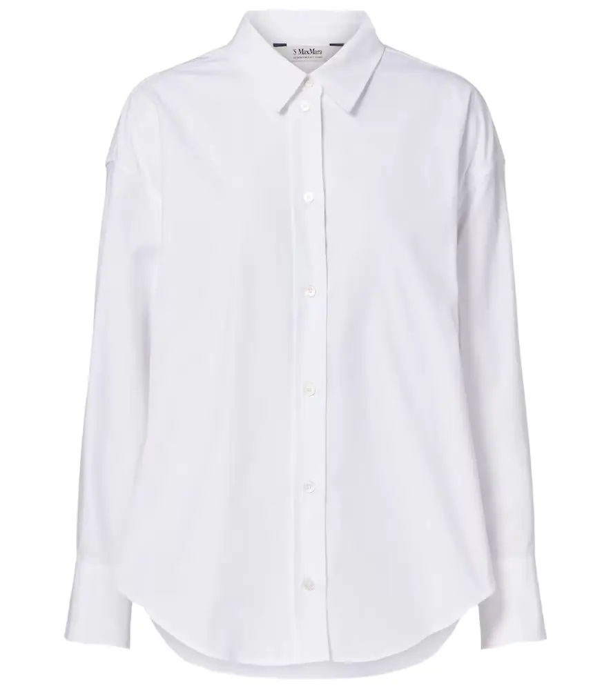 'S Max Mara Adele cotton poplin shirt