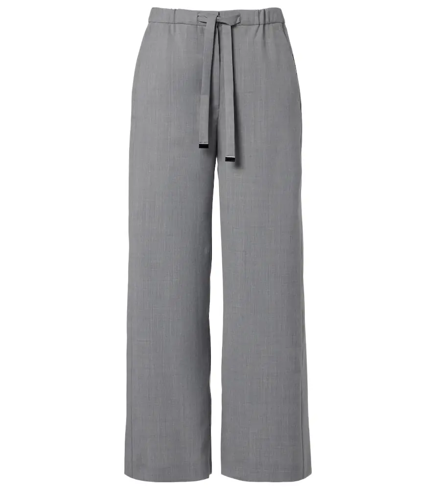 'S Max Mara Baia wool-blend wide-leg pants