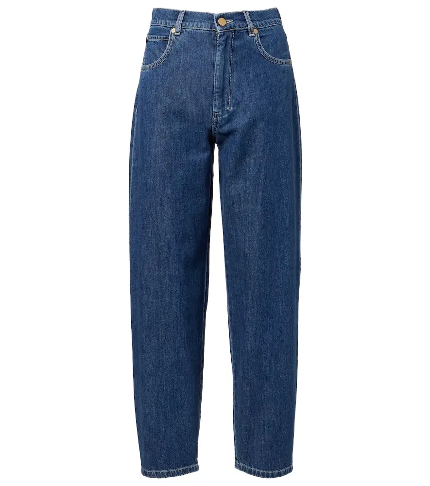'S Max Mara Masia high-rise barrel-leg jeans