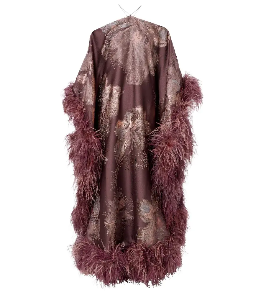 Taller Marmo Sza Sza Bloom fil coupé kaftan