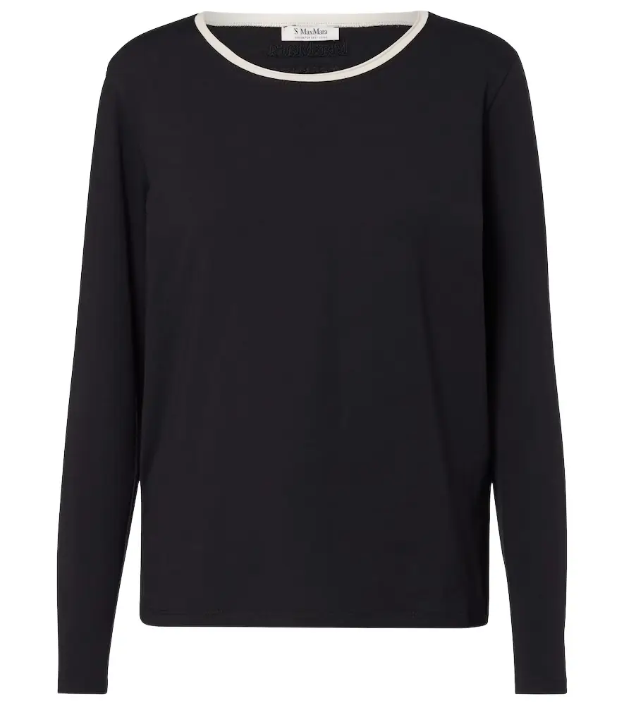 'S Max Mara Divina cotton-blend T-shirt