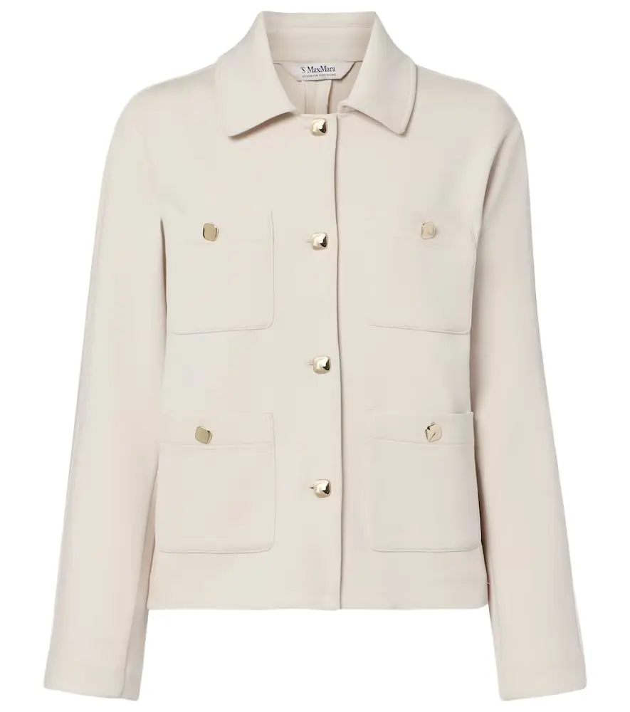 'S Max Mara Armonioso cotton-blend jersey jacket