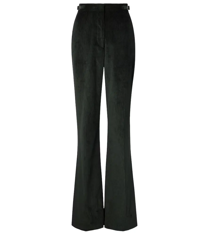 Gabriela Hearst Vesta cotton corduroy flared pants