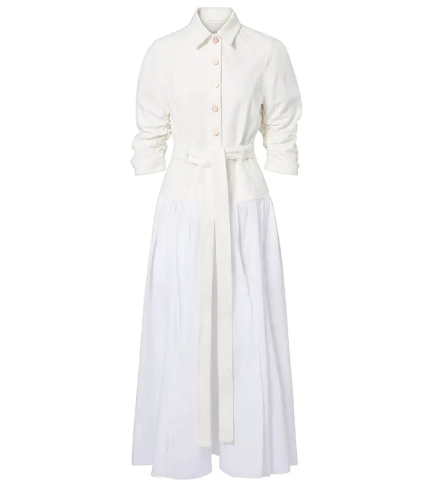 Gabriela Hearst Delyth cotton and linen maxi dress