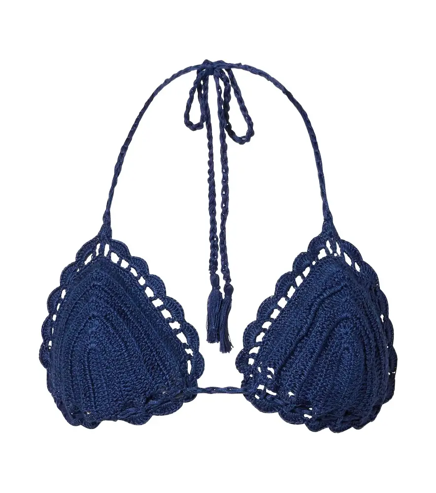 Anna Kosturova Crochet bikini top