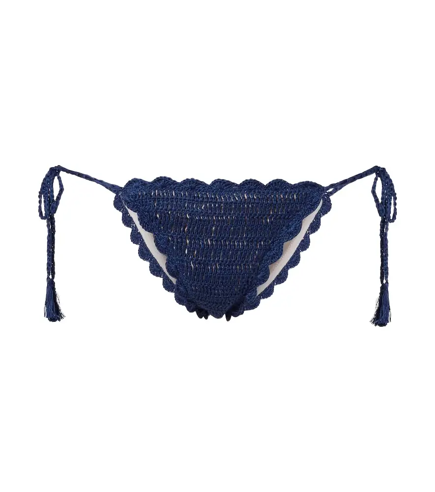 Anna Kosturova Crochet cotton bikini bottom