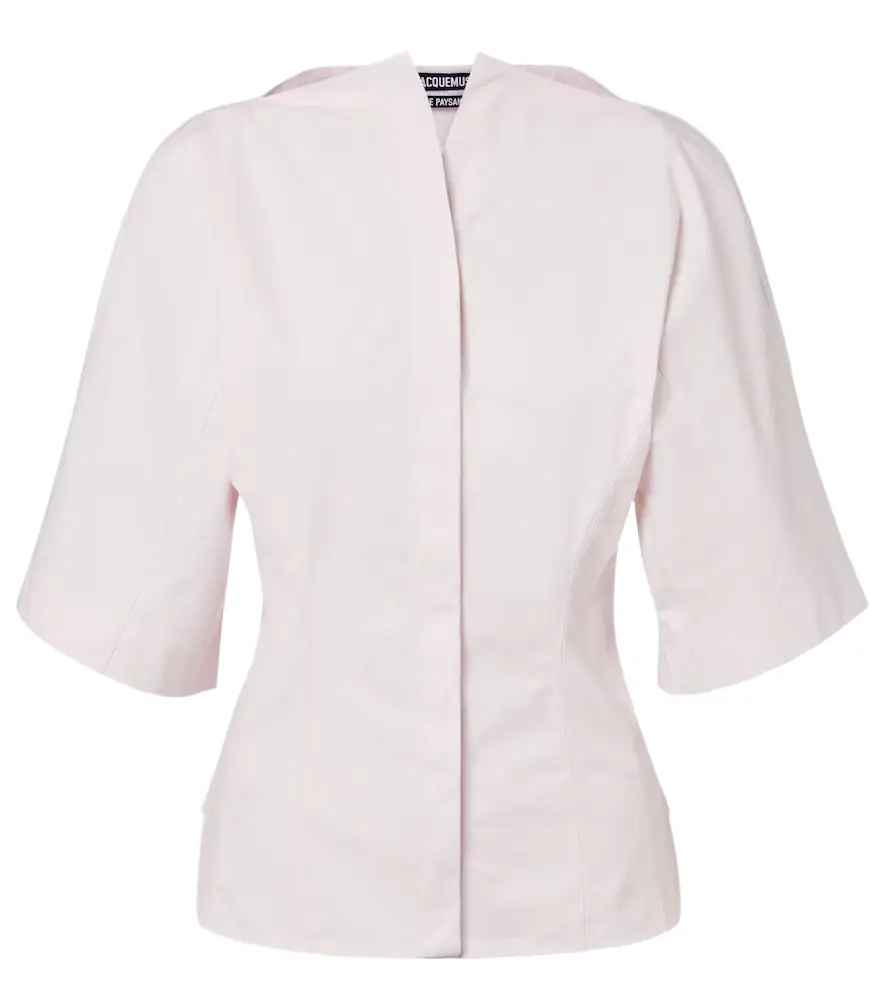 Jacquemus Moisson cotton poplin shirt