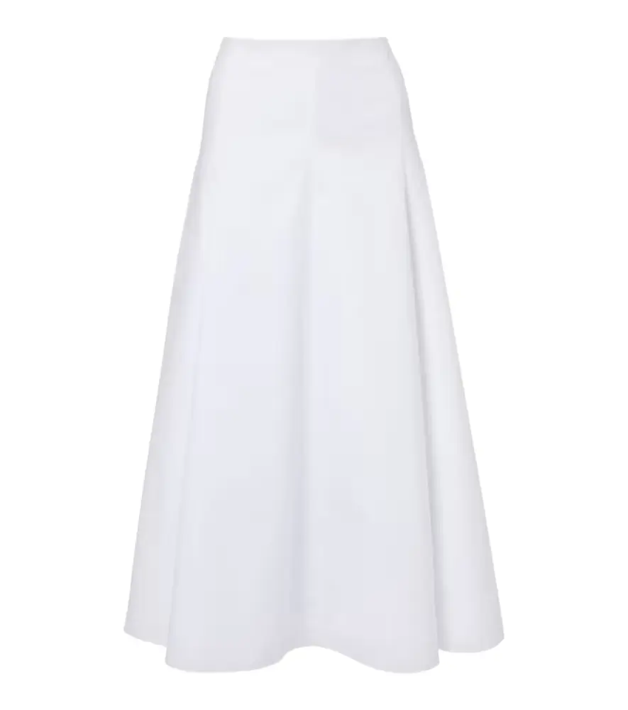 Jacquemus Triangle cotton-blend midi skirt