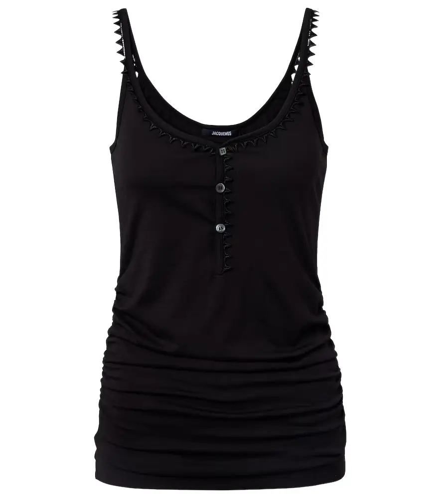Jacquemus Clavela cotton tank top