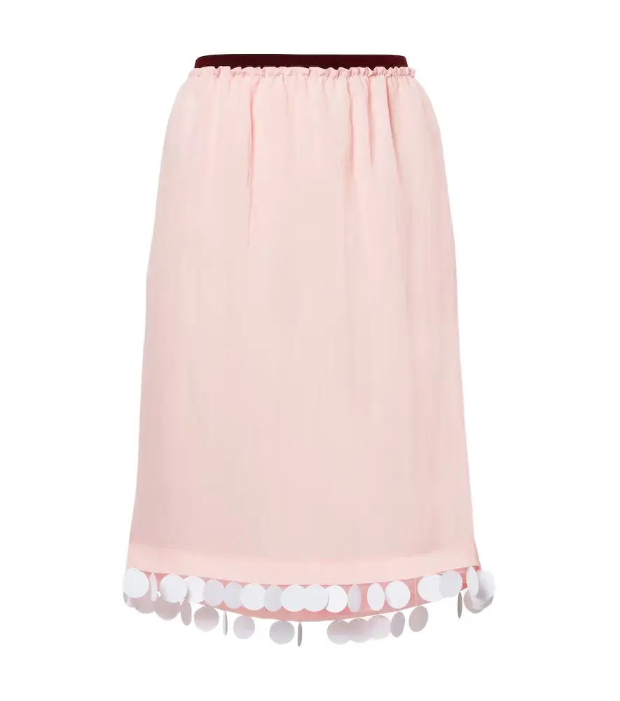 Plan C Sequined miniskirt