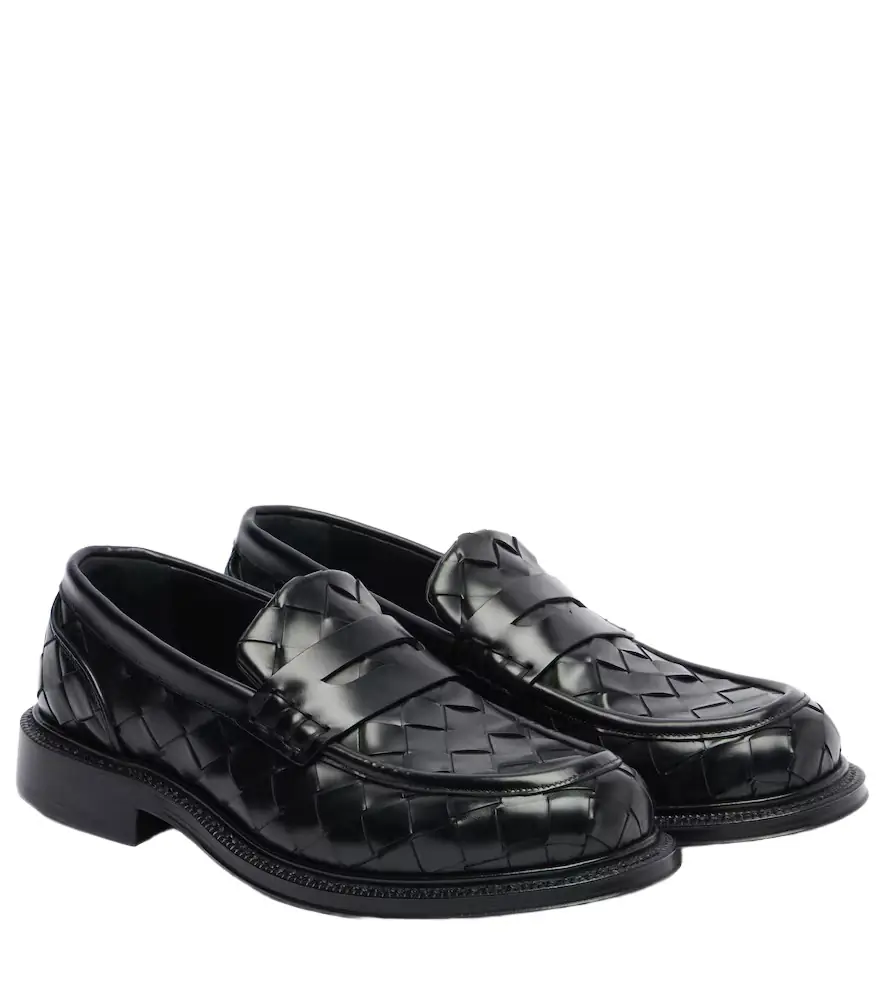 Bottega Veneta James Intrecciato leather loafers