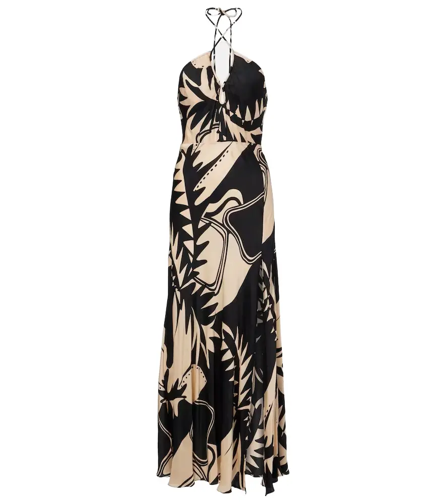 Poupette St Barth Stella printed maxi dress