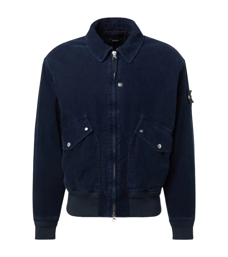 Stone Island Compass cotton-blend corduroy blouson