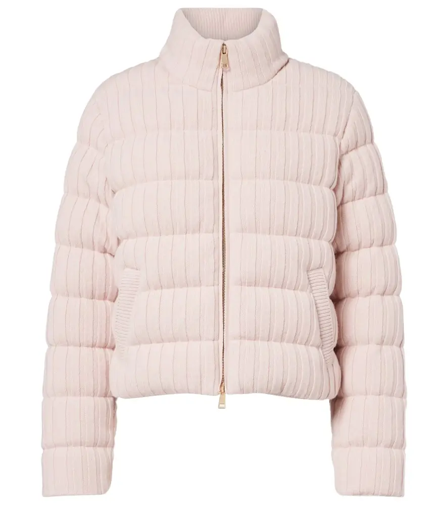 Moncler Wool and cashmere down cardigan