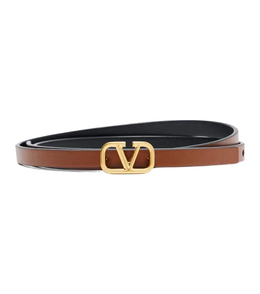 Valentino Garavani VLogo leather belt