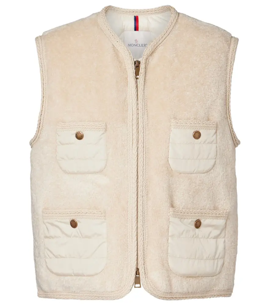 Moncler imosas teddy down vest