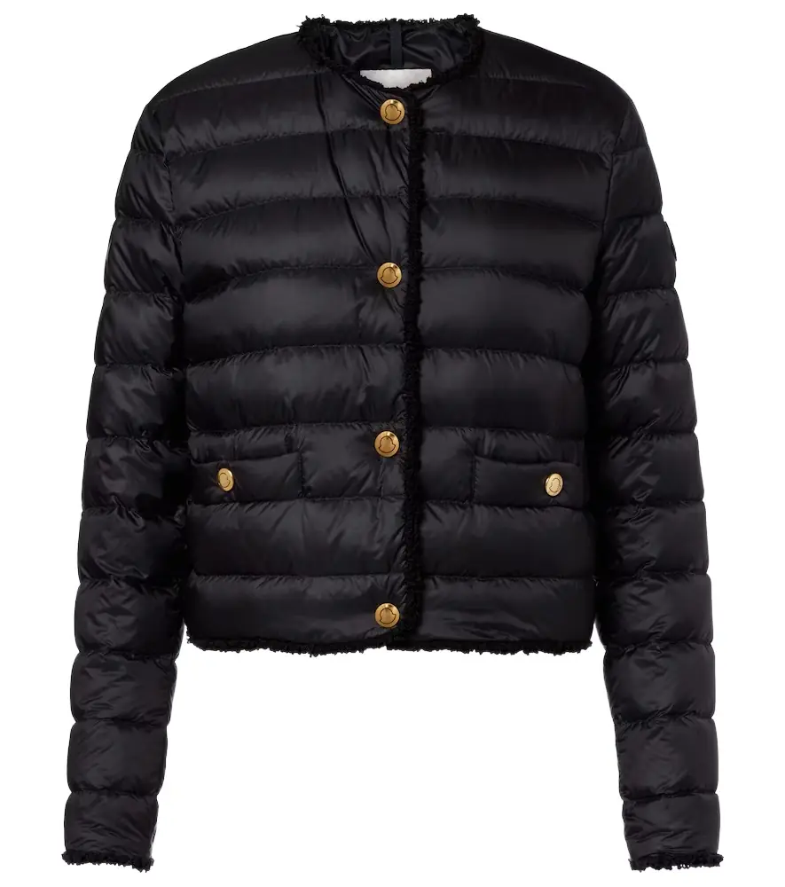 Moncler Fleurs quilted down jacket