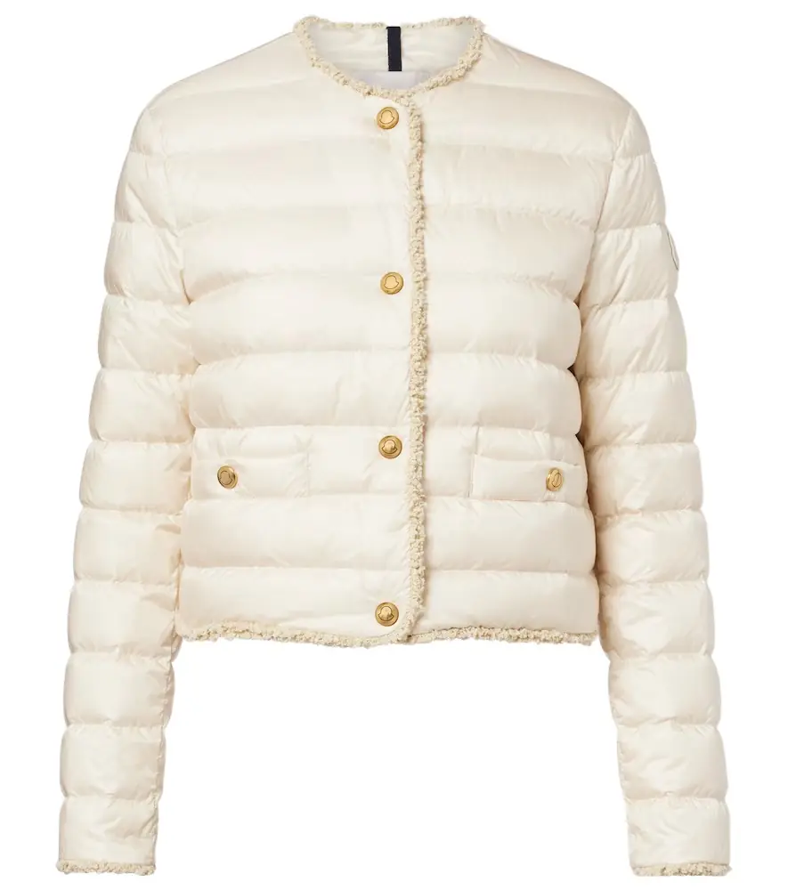 Moncler Fleurs quilted down jacket