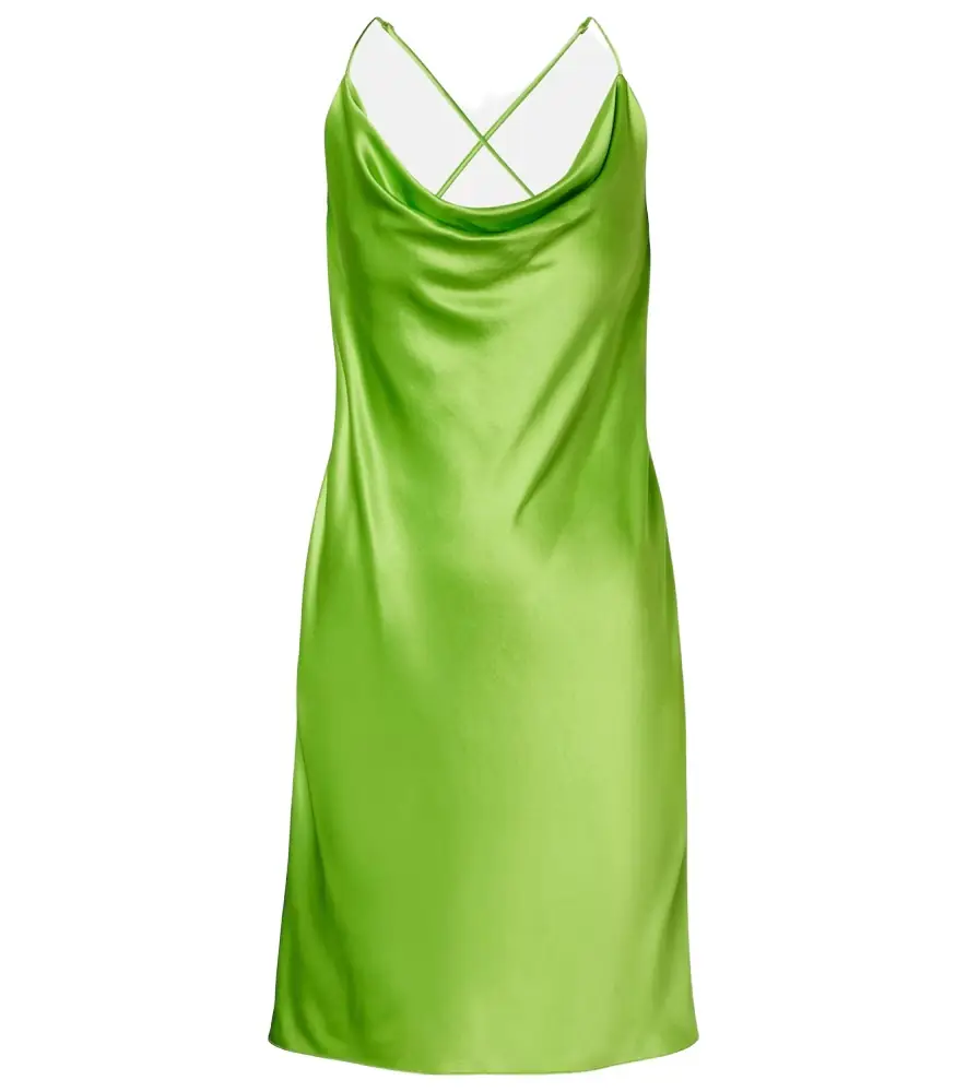 Saint Laurent Silk satin slip dress