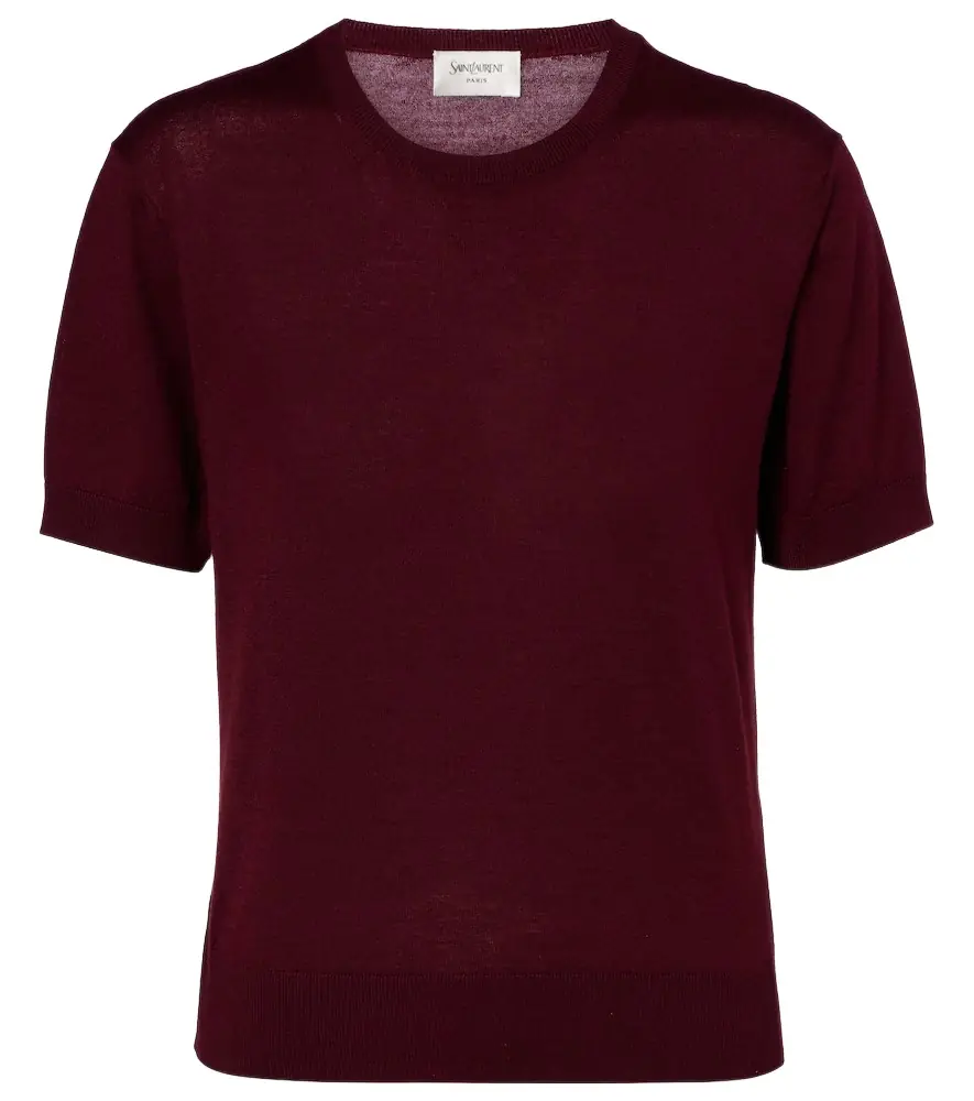 Saint Laurent Wool, cashmere, and silk sweater