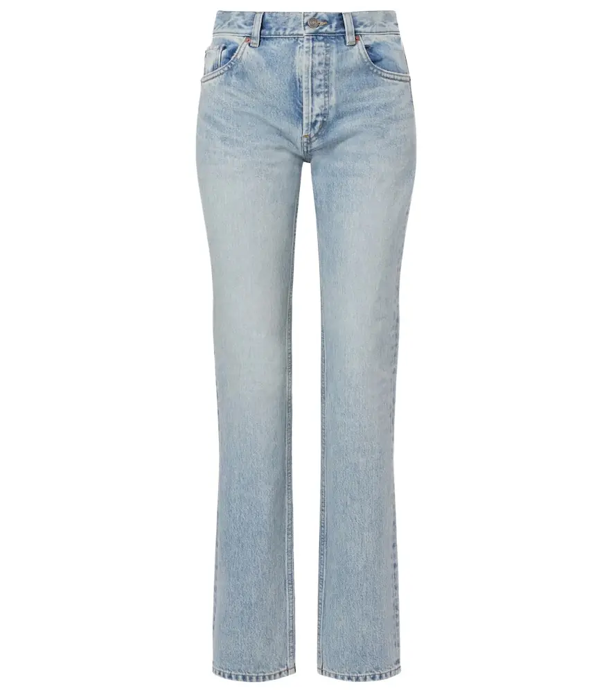 Saint Laurent High-rise straight jeans