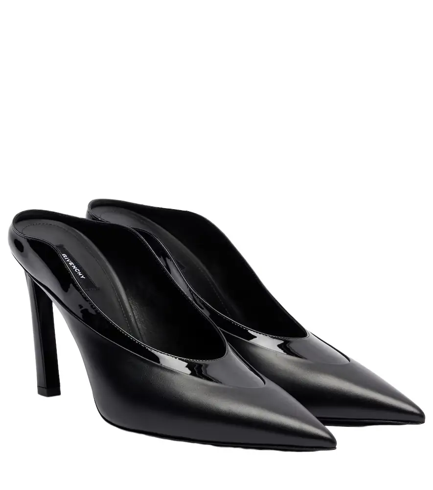 Givenchy Spiky 95 leather mules