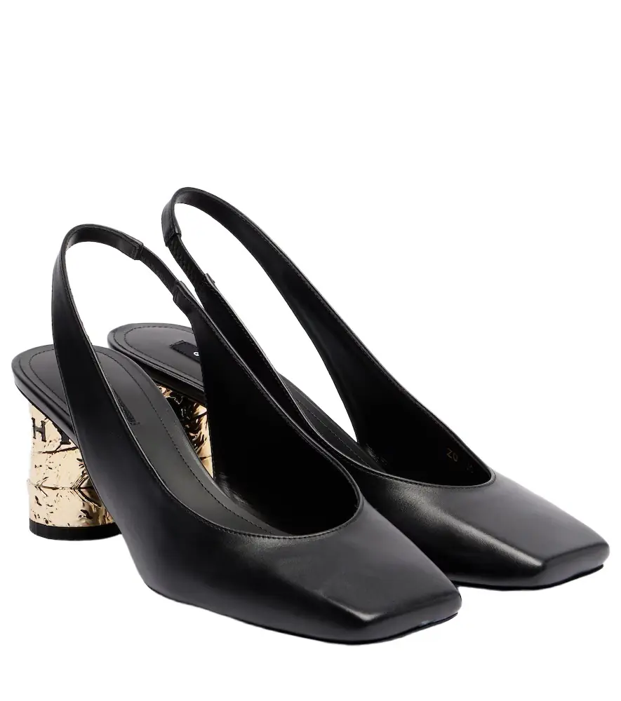 Givenchy Tape 65 leather slingback pumps