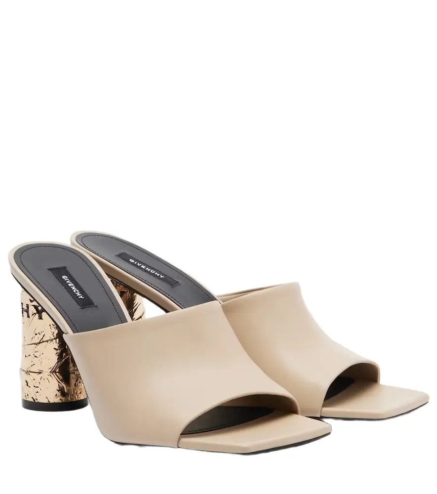 Givenchy Tape leather mules